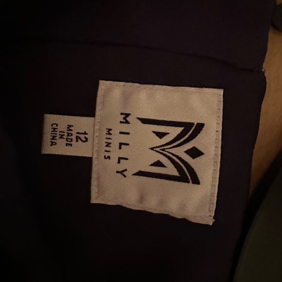 Girls Milly Mini Feathered Party Dress - Picture 4 of 4